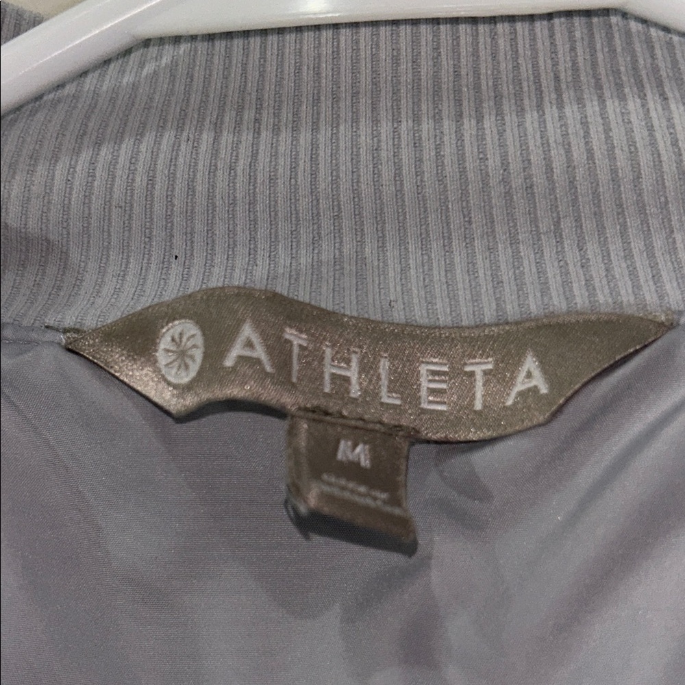 Athleta Gray Bomber Jacket - Picture 2 of 5